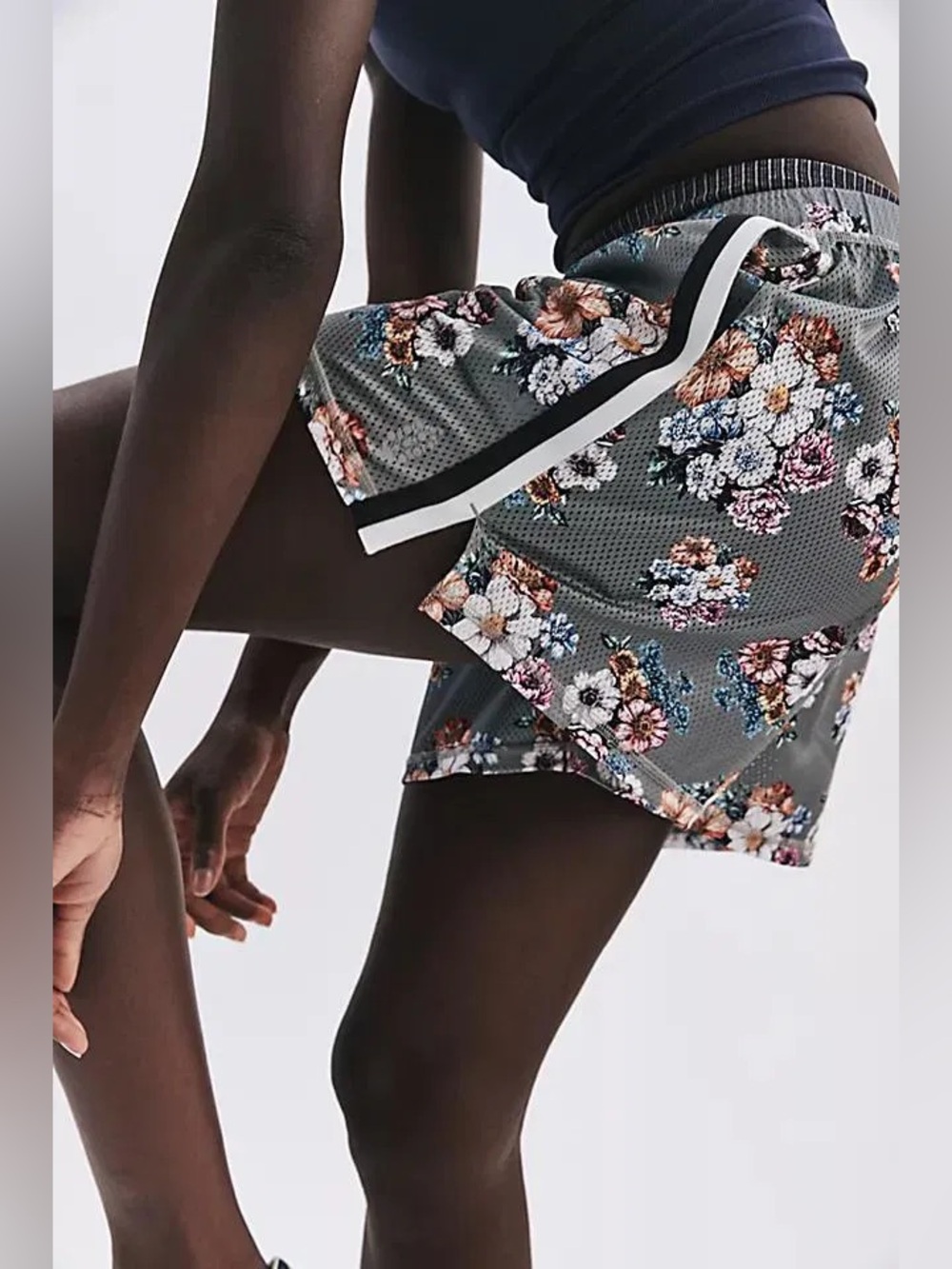 Free People NWOT When in Venice Printed Mesh Shorts